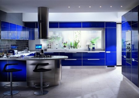 mavi mutfak