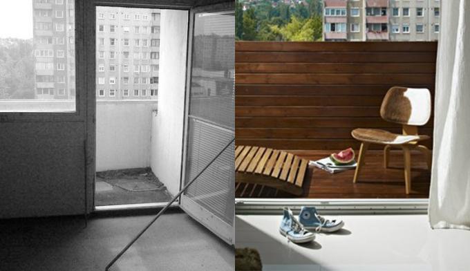 Lüks dairesinde öldürülmüş panellerin: öncesi ve sonrası fotoğrafları