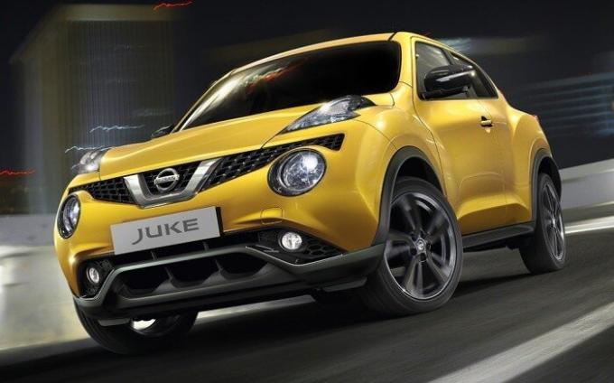 Sarı Nissan Juke 2014. | Fotoğraf: cheatsheet.com.