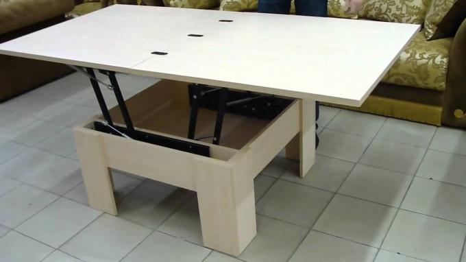 Cabrio mutfak masası (36 fotoğraf): sürgülü, katlama, oval, cam, yemek, kendi ellerinizle iç dekorasyon için video talimatları, fotoğraf ve fiyat