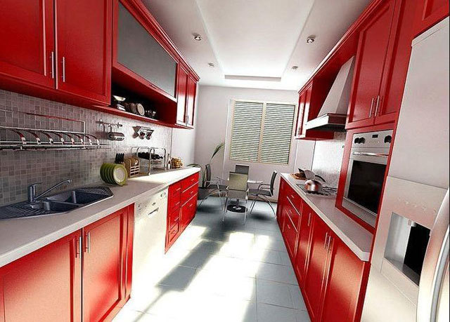 Dar bir mutfağın tasarımı (41 fotoğraf): Uzun, küçük bir odanın içini kendi ellerinizle, fiyatınızla, fotoğrafınızla dekore etmek için video talimatları