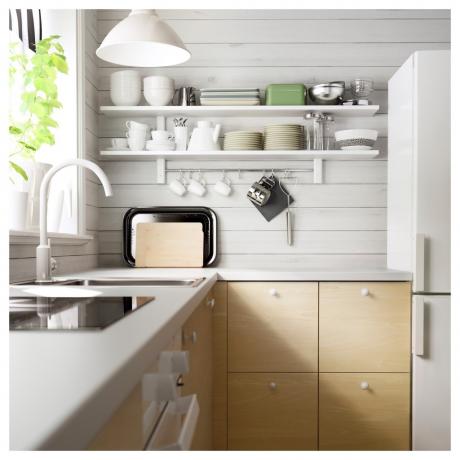 Ikea mutfak dolapları (36 fotoğraf): duvar dolaplarını kendi elleriniz, boyutlar, fiyat, fotoğrafla kurmak için video talimatları