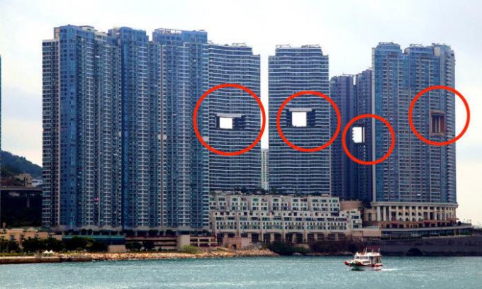 Hong Kong "Sızdıran" gökdelenler.
