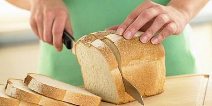 o parçalamak değil bu yüzden nasıl taze ekmek kesmek için.