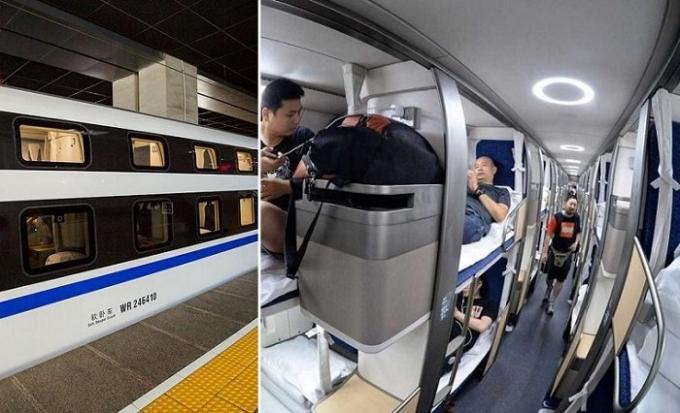 Çin uzun mesafe gece tren dizisini başlattı.