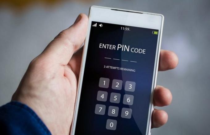 PIN kodu akıllı telefon: sensörlerden tehdidi.