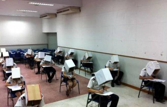 Sert Çinli sınavlar.