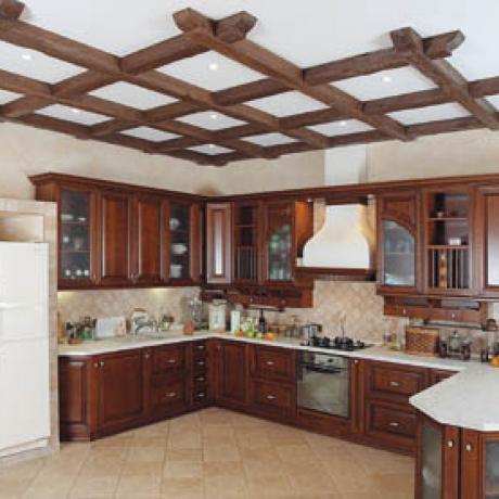 Mutfakta tavan dekorasyonu (42 fotoğraf) - ne seçilir?