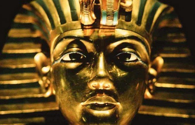 Tutankhamun maske.